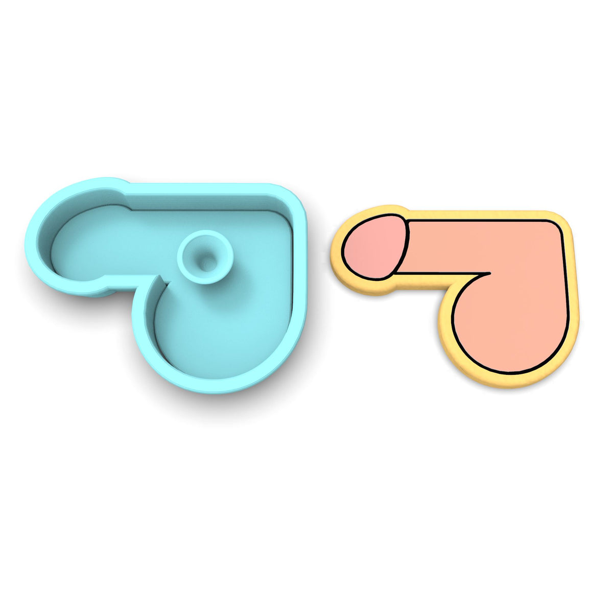 Penis Bachelorette Cookie Cutter | Stamp | Stencil #3