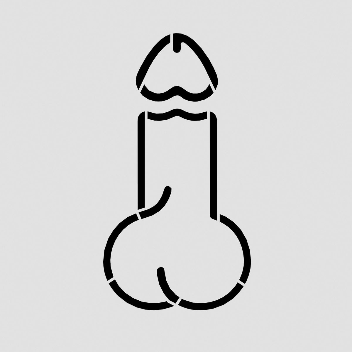 Penis Bachelorette Cookie Cutter | Stamp | Stencil #7