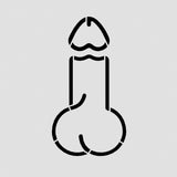 Penis Bachelorette Cookie Cutter | Stamp | Stencil #7