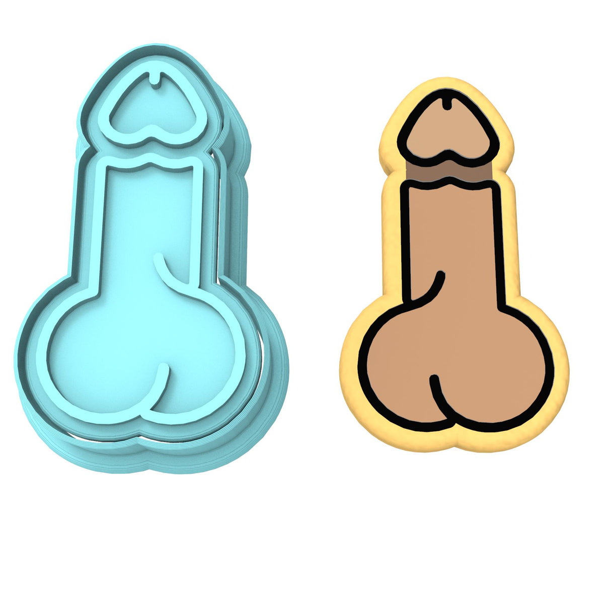 Penis Bachelorette Cookie Cutter | Stamp | Stencil #7