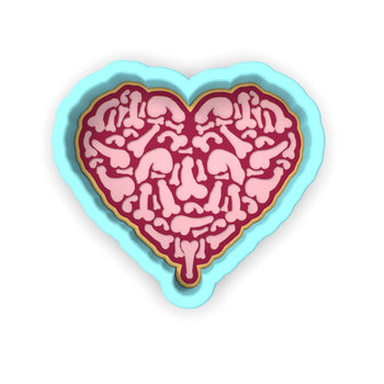Penis Heart Cookie Cutter | Stamp | Stencil