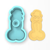 Penis Wearing Top Hat Cookie Cutter | Stamp | Stencil