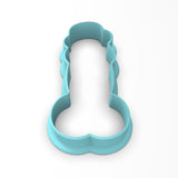 Penis Wearing Top Hat Cookie Cutter | Stamp | Stencil