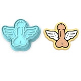 Penis Wings Cookie Cutter | Stamp | Stencil