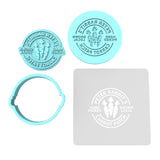 Peter Rabbits Carrot Patch Cookie Cutter | Stamp | Stencil Animals & Dinosaurs Cookie Cutter Lady MINI - 2 Inches (5cm) **FULL SET BUNDLE** Cutter + Stamp + Stencil + Debosser **BEST DEAL** 