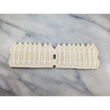 Picket Fence Cookie Cutter Outline & Stamp #1 - Girly / Dolls / Princess
