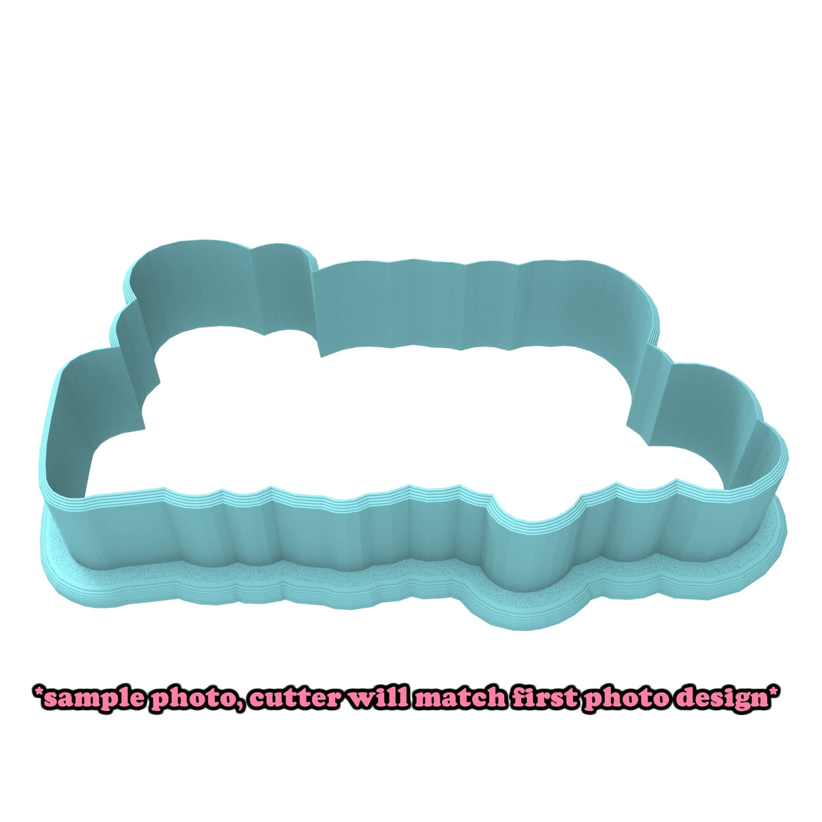 Picket Fence Cookie Cutter Outline & Stamp #1 Girly / Dolls / Princess Cookie Cutter Lady 