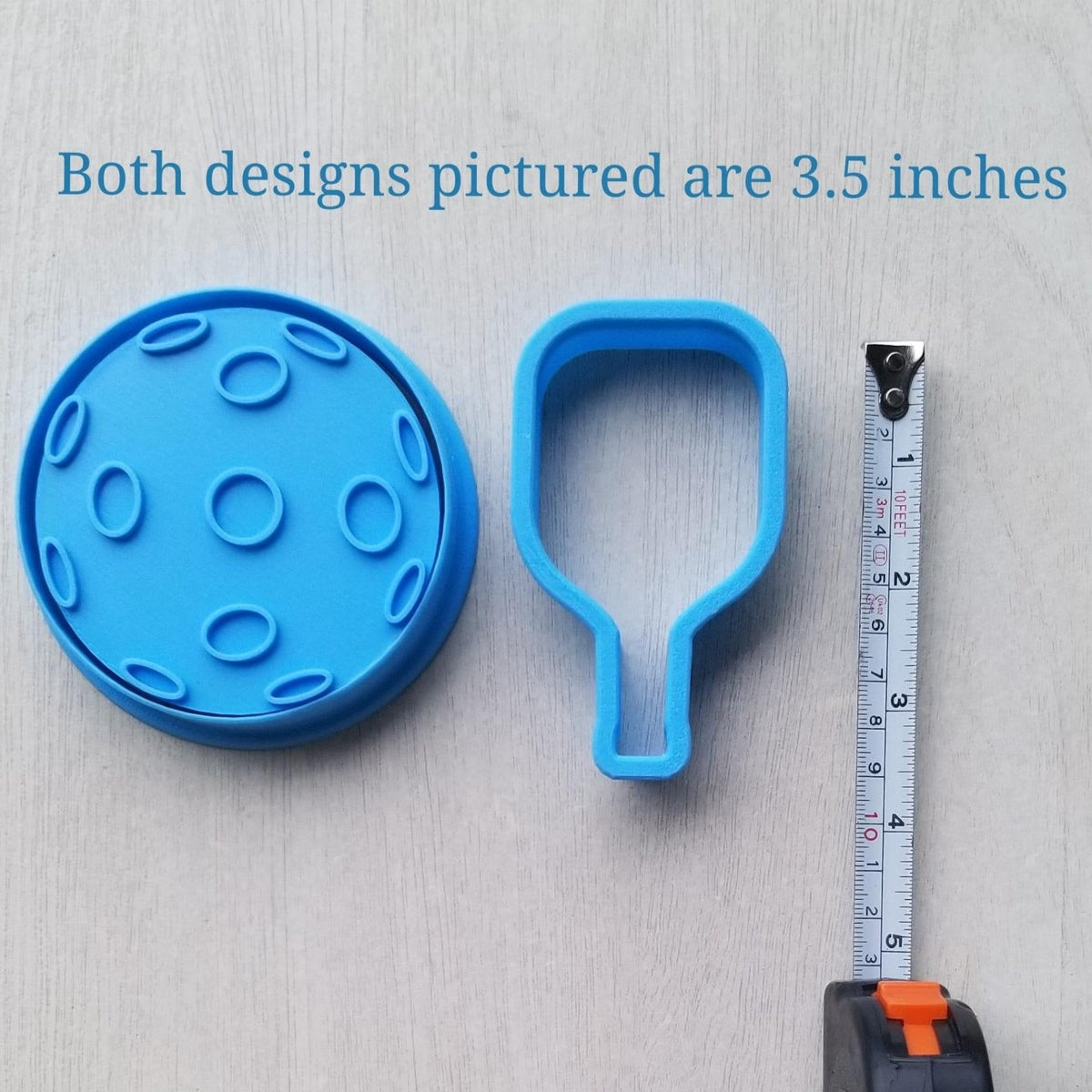 Pickle Ball Cookie Cutter | Stamp | Stencil #1