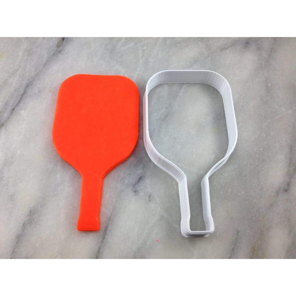 Pickle Ball Paddle Cookie Cutter Outline Sports Cookie Cutter Lady 