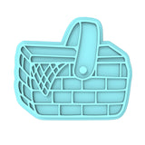 Picnic Basket Cookie Cutter | Stamp | Stencil #1 Animals & Dinosaurs Cookie Cutter Lady MINI - 2 Inches (5cm) Stamp ONLY 