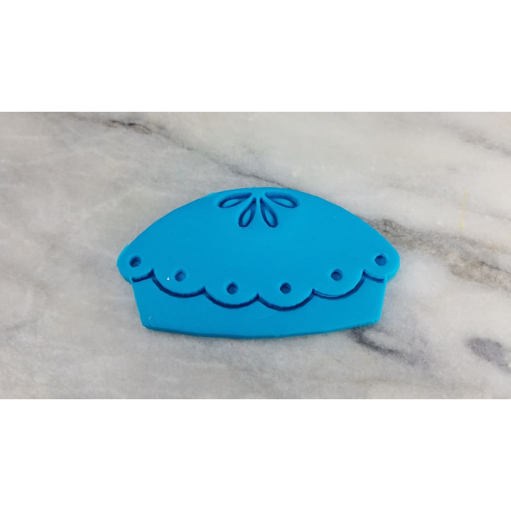 Pie Cookie Cutter Outline & Stamp