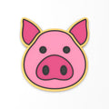 Pig Cookie Cutter | Stamp | Stencil #1