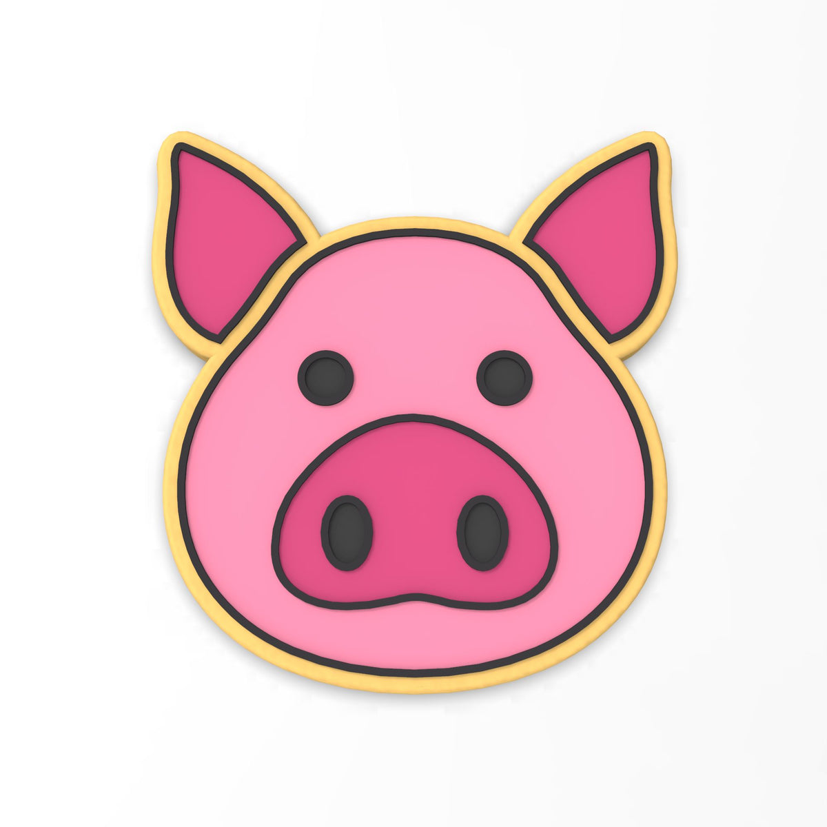 Pig Cookie Cutter | Stamp | Stencil #1