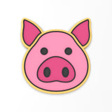 Pig Cookie Cutter | Stamp | Stencil #1