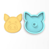 Pig Cookie Cutter | Stamp | Stencil #1