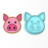 Pig Cookie Cutter | Stamp | Stencil #1