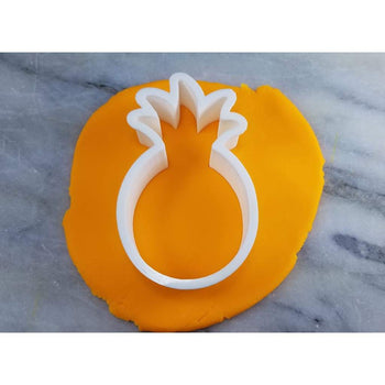 Pineapple Cookie Cutter Outline #2 Beach / Summer Cookie Cutter Lady 