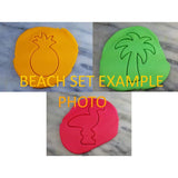 Pineapple Cookie Cutter Outline #2 Beach / Summer Cookie Cutter Lady 