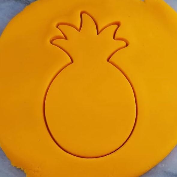 Pineapple Cookie Cutter Outline #2 Beach / Summer Cookie Cutter Lady 