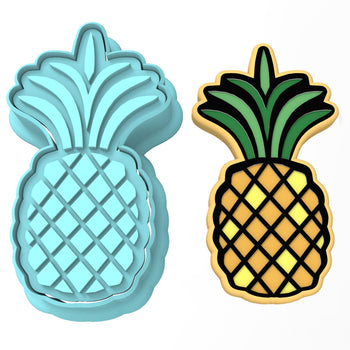 Pineapple Cookie Cutter | Stamp | Stencil #2