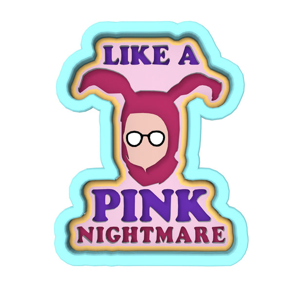 Pink Nightmare Cookie Cutter | Stamp | Stencil #1