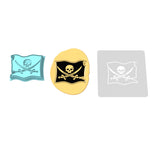 Pirate Flag Cookie Cutter | Stamp | Stencil #1