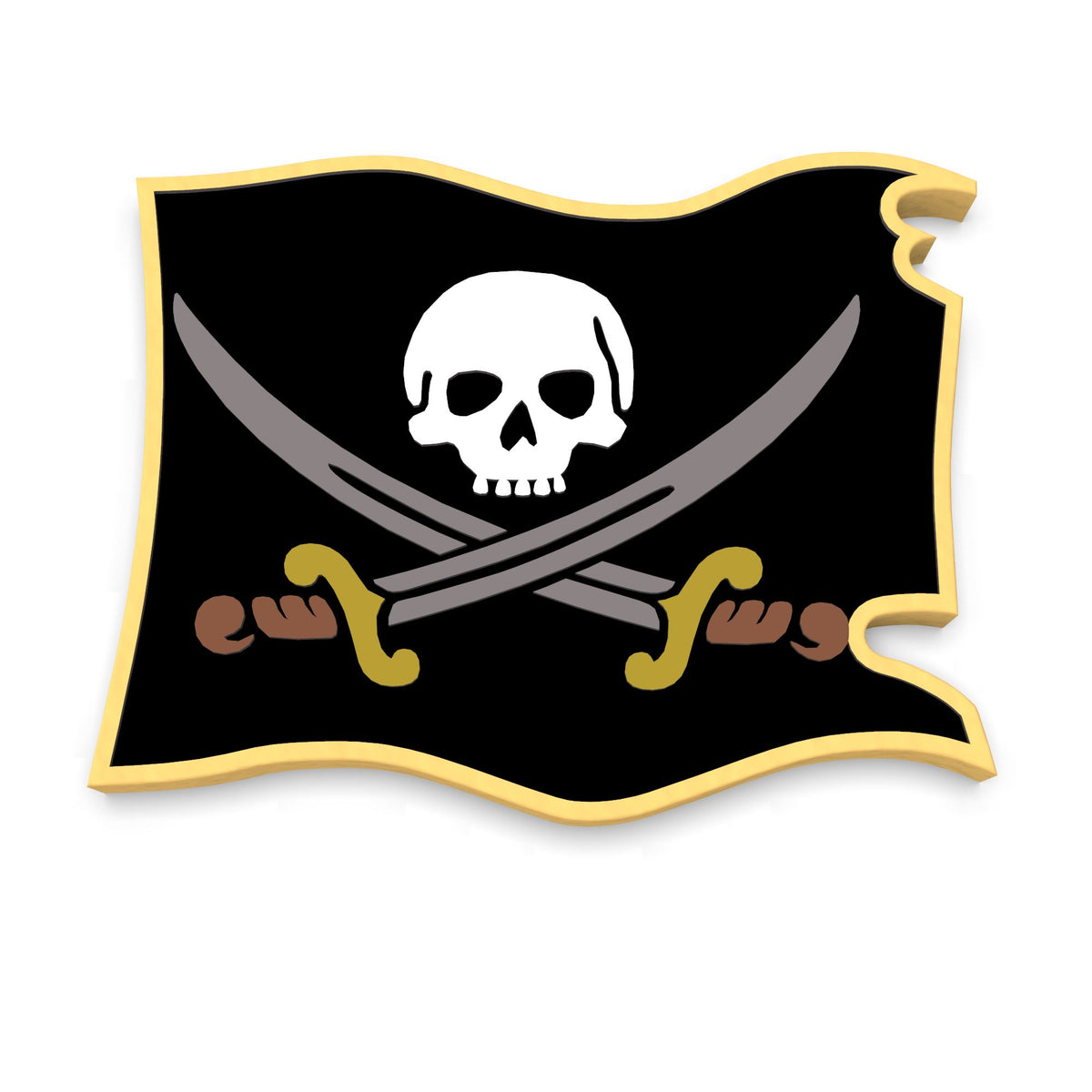 Pirate Flag Cookie Cutter | Stamp | Stencil #2