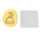 Pirate Hook Cookie Cutter | Stamp | Stencil #1