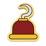 Pirate Hook Cookie Cutter | Stamp | Stencil #1