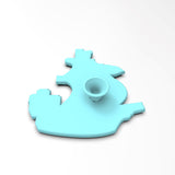 Pirate Ship Cookie Cutter | Stamp | Stencil #1 Boys/ Army / Outdoorsman Cookie Cutter Lady 2 Inch Small Cupcake Stamp Only No