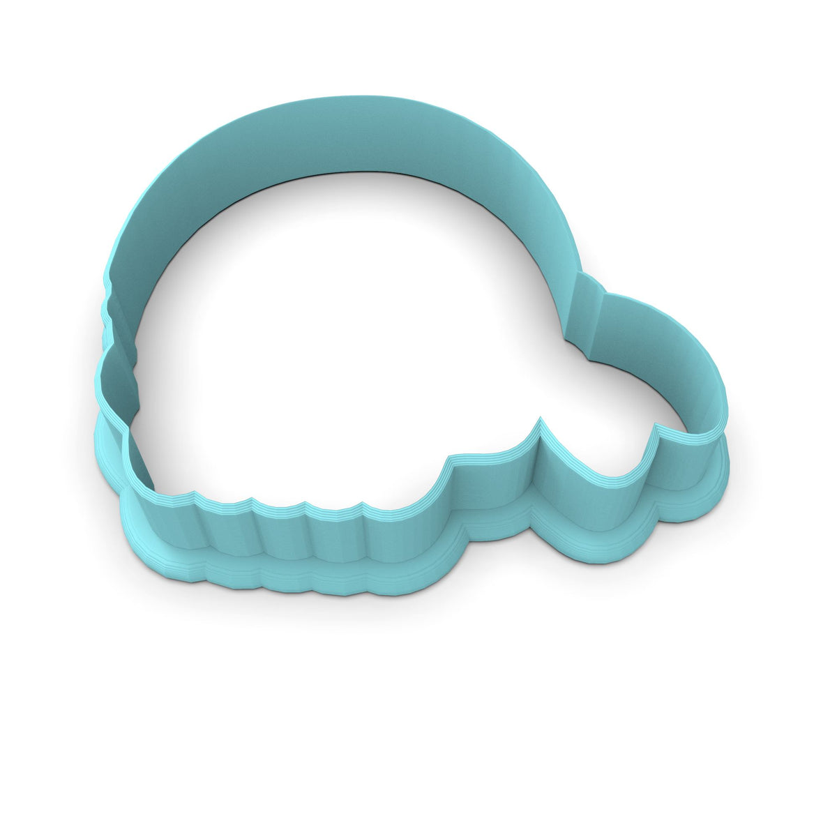 Pirate Skull Bandana Cookie Cutter | Stamp | Stencil #1