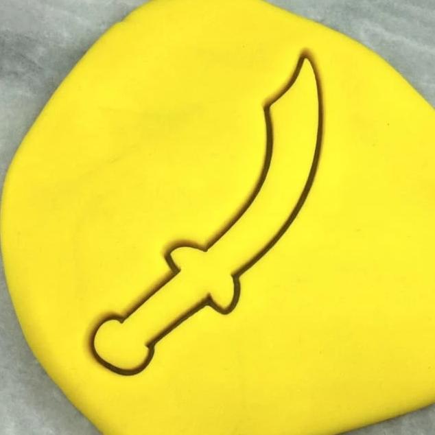 Pirate Sword Cookie Cutter Boys/ Army / Outdoorsman Cookie Cutter Lady 