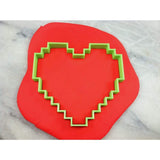 Pixel Heart Cookie Cutter Wedding / Baby / V Day Cookie Cutter Lady 