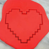 Pixel Heart Cookie Cutter Wedding / Baby / V Day Cookie Cutter Lady 