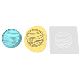 Planet Cookie Cutter | Stamp | Stencil #1