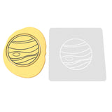 Planet Cookie Cutter | Stamp | Stencil #1