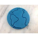 Planet Earth Cookie Cutter  Outline & Stamp