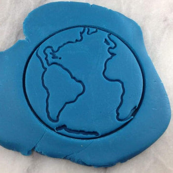 Planet Earth Cookie Cutter  Outline & Stamp