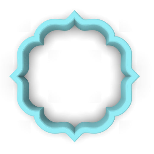 Plaque #10 Fondant & Plaques Cookie Cutter Lady 1 Inch with Dough Pusher Standard Cutter (1x) 