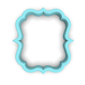Plaque #13 Fondant & Plaques Cookie Cutter Lady 1 Inch with Dough Pusher Standard Cutter (1x) 