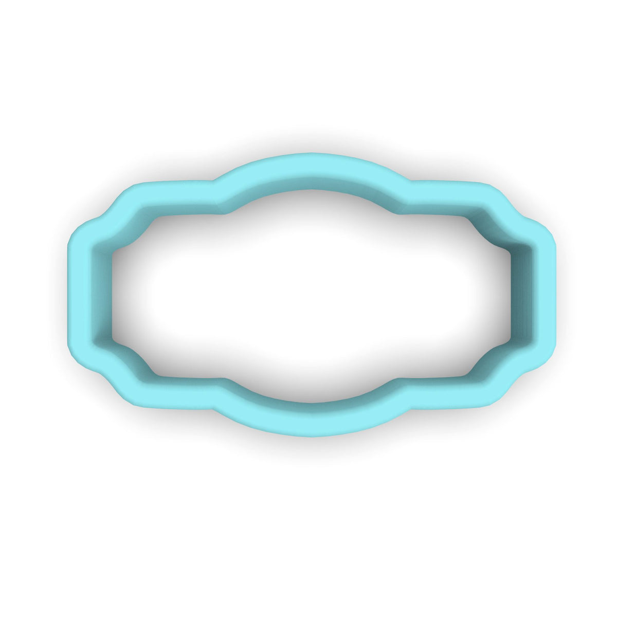 Plaque #14 Fondant & Plaques Cookie Cutter Lady 1 Inch with Dough Pusher Standard Cutter (1x) 