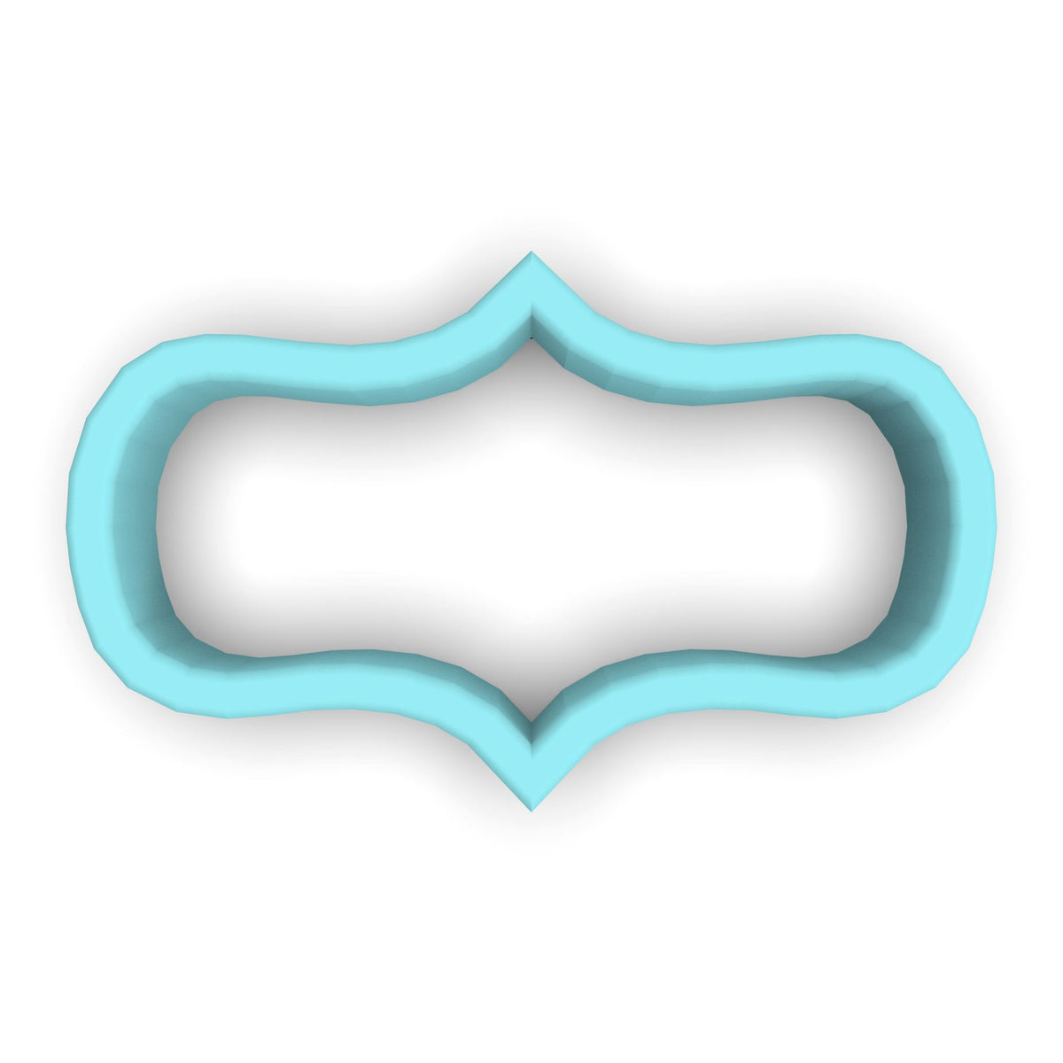 Plaque #16 Fondant & Plaques Cookie Cutter Lady 1 Inch with Dough Pusher Standard Cutter (1x) 