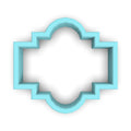 Plaque #17 Fondant & Plaques Cookie Cutter Lady 1 Inch with Dough Pusher Standard Cutter (1x) 