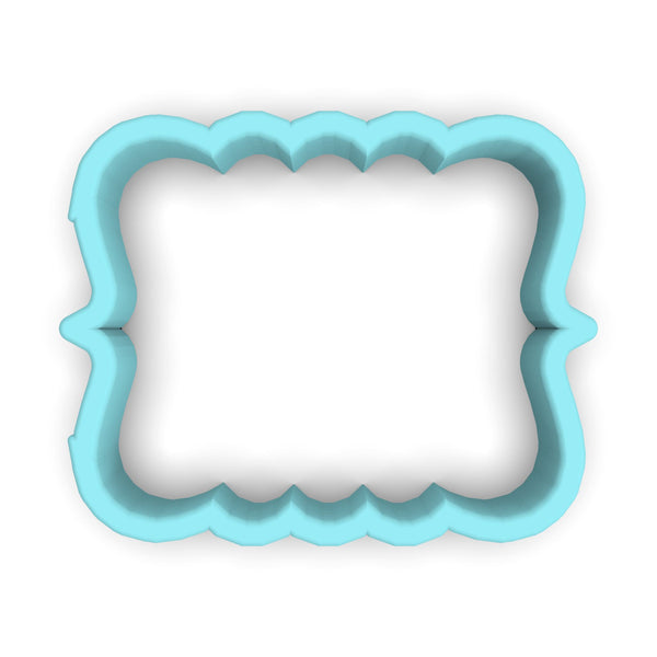 Plaque #26 Fondant & Plaques Cookie Cutter Lady 1 Inch with Dough Pusher Standard Cutter (1x) 