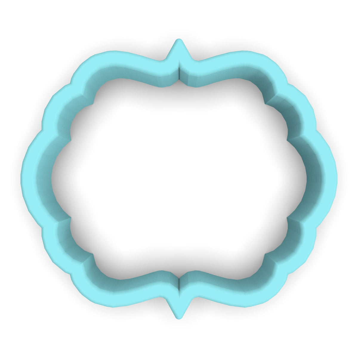 Plaque #29 Fondant & Plaques Cookie Cutter Lady 1 Inch with Dough Pusher Standard Cutter (1x) 