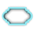 Plaque #30 Fondant & Plaques Cookie Cutter Lady 1 Inch with Dough Pusher Standard Cutter (1x) 