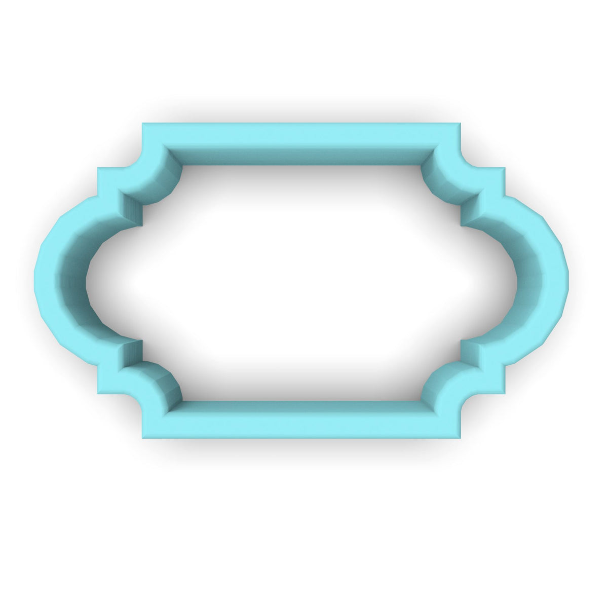 Plaque #30 Fondant & Plaques Cookie Cutter Lady 1 Inch with Dough Pusher Standard Cutter (1x) 
