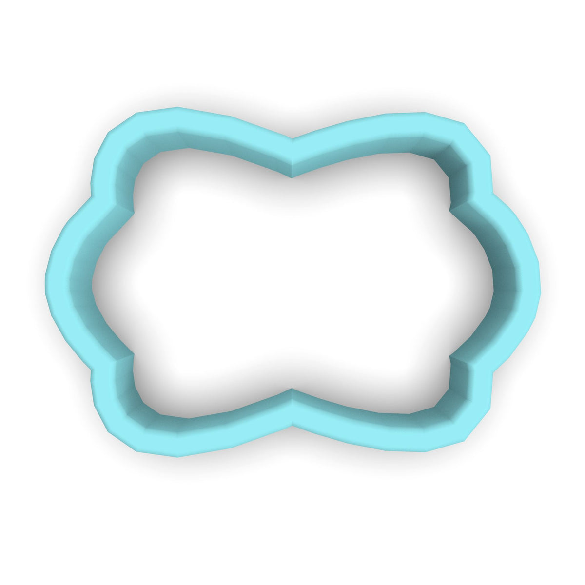 Plaque #36 Fondant & Plaques Cookie Cutter Lady 1 Inch with Dough Pusher Standard Cutter (1x) 