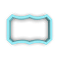 Plaque #38 Fondant & Plaques Cookie Cutter Lady 1 Inch with Dough Pusher Standard Cutter (1x) 