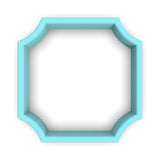 Plaque #46 Fondant & Plaques Cookie Cutter Lady 1 Inch with Dough Pusher Standard Cutter (1x) 